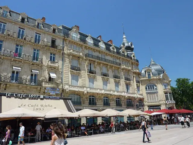 La place de la Comédie à Montpellier