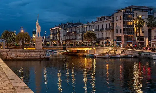 Le canal Royal à Sète