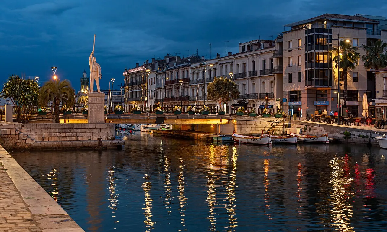 Le canal Royal à Sète